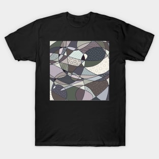 Abstract doodle neutral colors T-Shirt